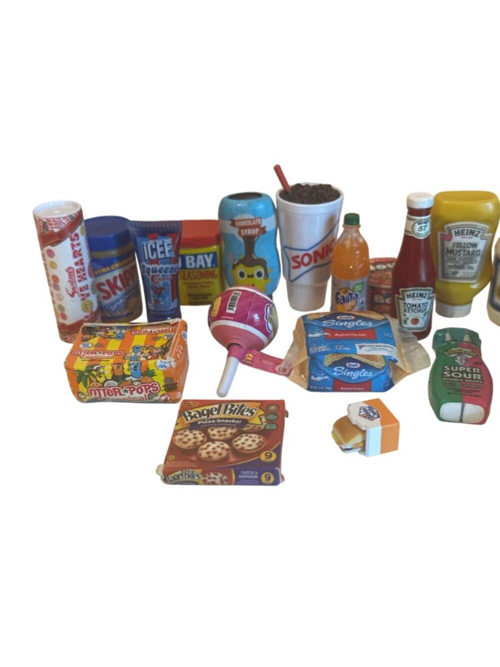 Zuru Mini Brands Large Lot Skippy Warheads Sonic Subway Drinks Bagel Bites - Picture 2 of 7